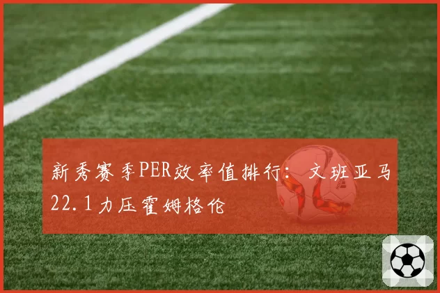 新秀赛季PER效率值排行：文班亚马22.1力压霍姆格伦